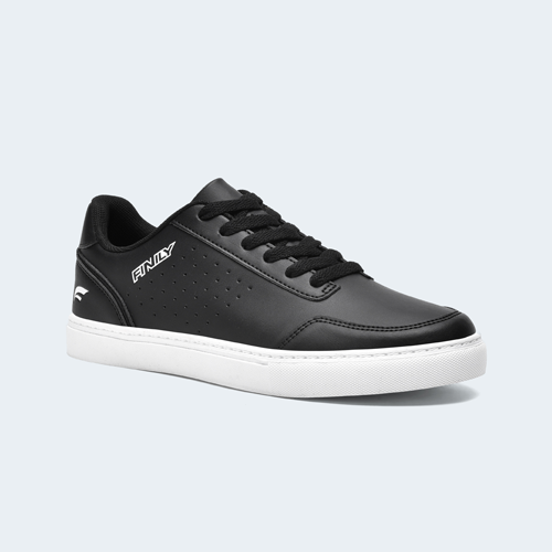 white & black reposto trainers